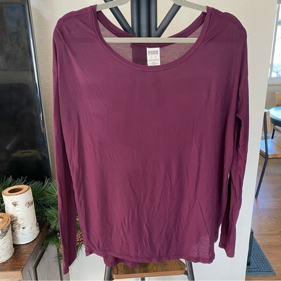 *2/$15* Slouchy PINK long sleeve - Picture 1 of 4
